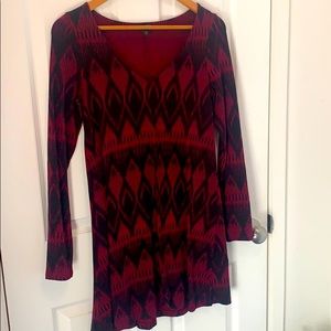 Express long sleeve float dress